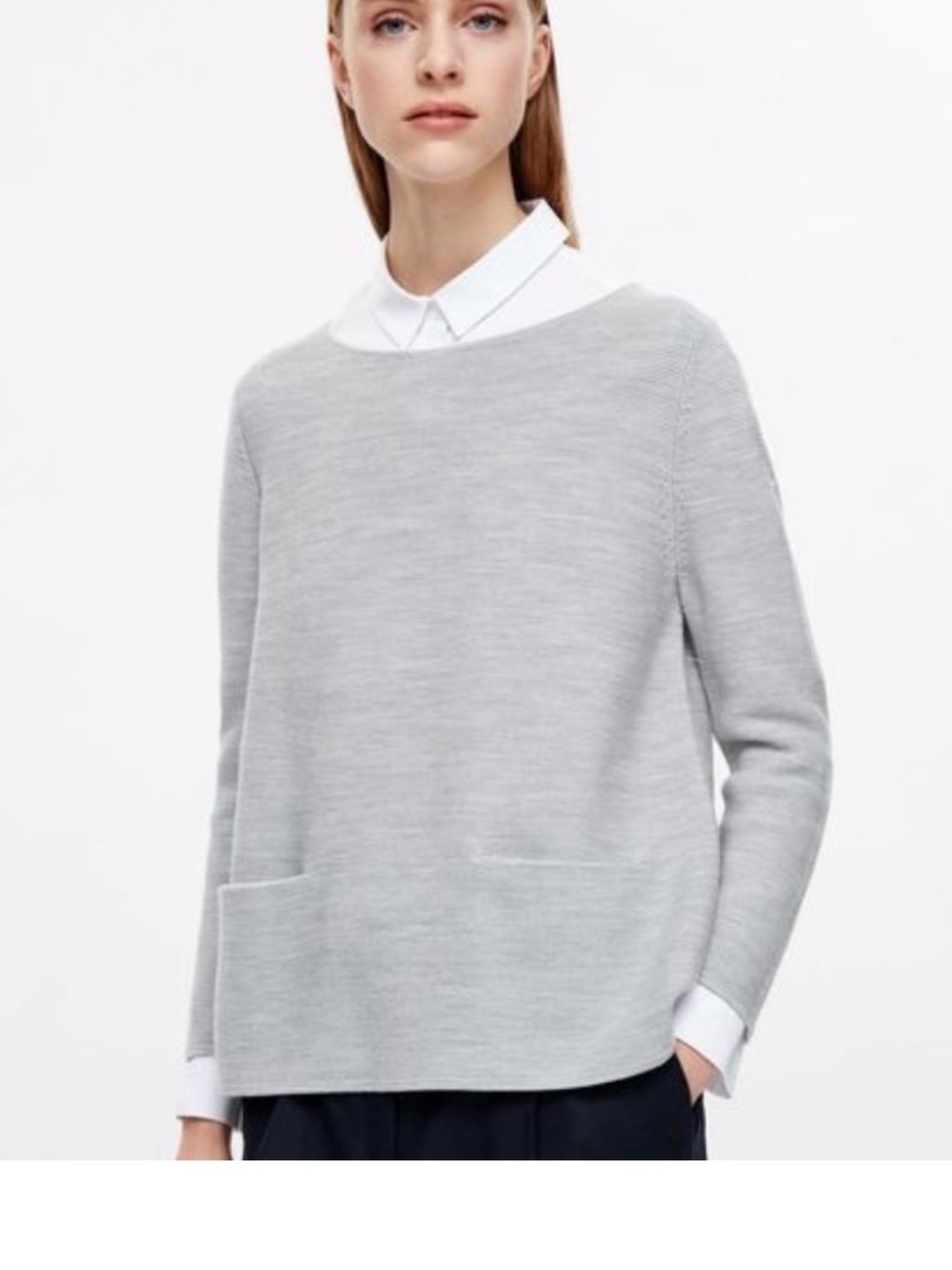 COS grey pullover jumper